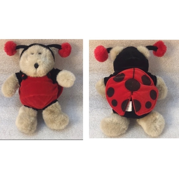 Starbucks Bearista 2001 BEAR ladybug plush. Spring garden gardening - Picture 1 of 12